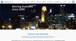 Desktop Screenshot of myglobaldata.com